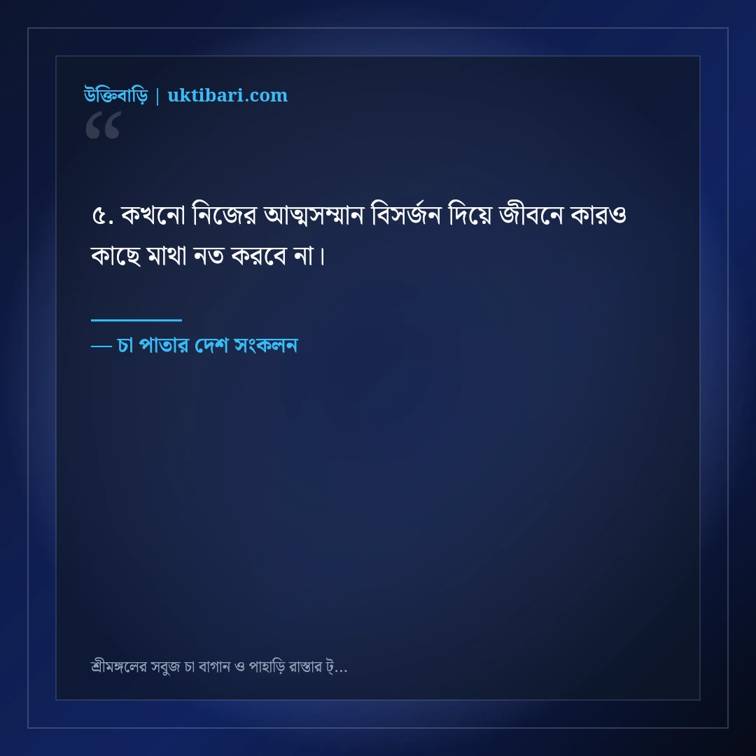 শ্রীমঙ্গলের সবুজ চা বাগান ও পাহাড়ি রাস্তার ট্রাভেল ক্যাপশন: ৫০+ সতেজ ভ্রমণ স্ট্যাটাস [২০২৬] - চা পাতার দেশ সংকলন এর সেরা উক্তি ফটো কার্ড