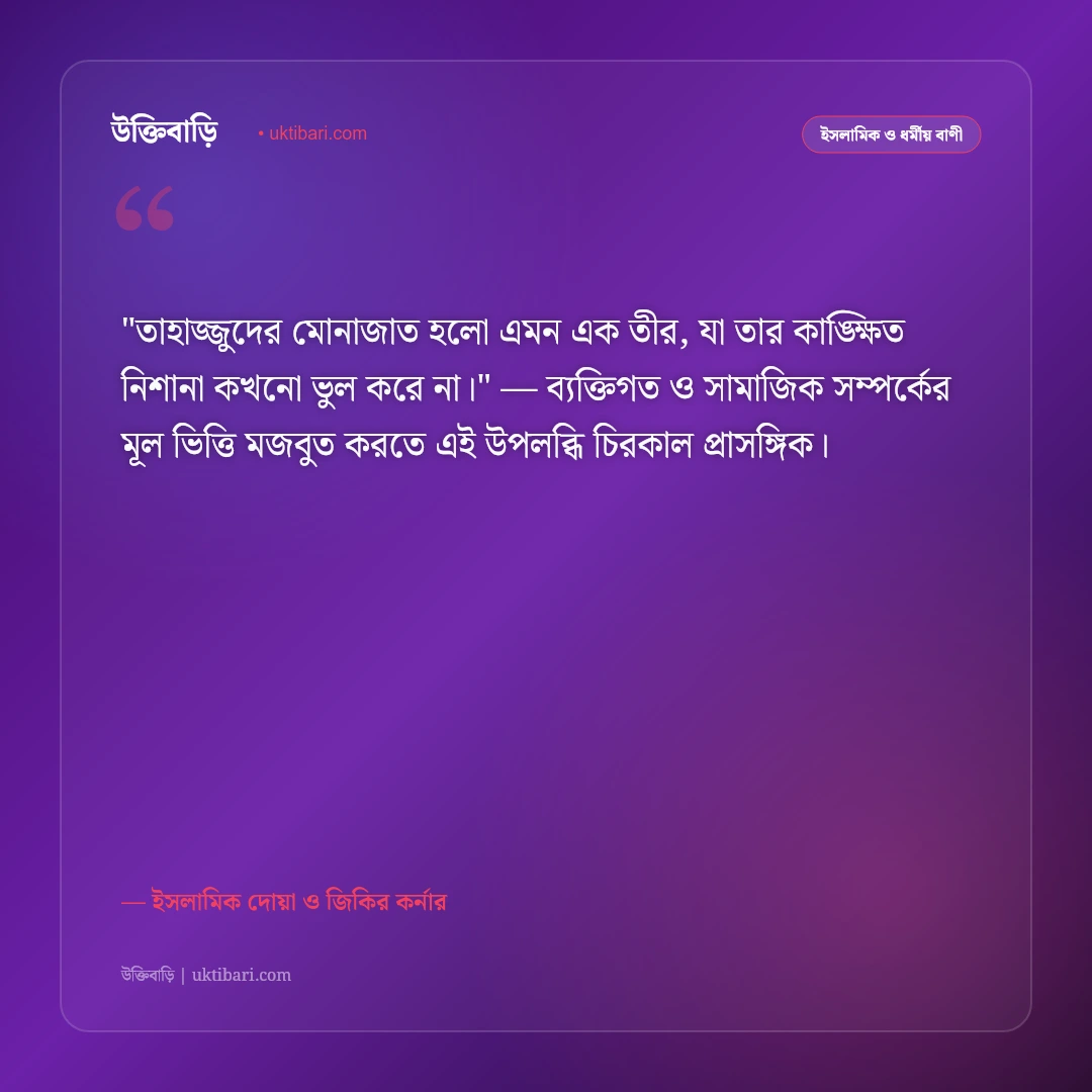 দোয়া ও মোনাজাত নিয়ে উক্তি: প্রার্থনার গুরুত্ব ও ফজিলতপূর্ণ ৫০+ ইসলামিক বাণী [২০২৬] - ইসলামিক দোয়া ও জিকির কর্নার এর সেরা উক্তি ফটো কার্ড