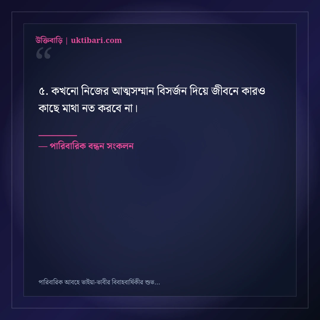 পারিবারিক আবহে ভাইয়া-ভাবীর বিবাহবার্ষিকীর শুভেচ্ছা বার্তা: ৫০+ মধুর শুভকামনা [২০২৬] - পারিবারিক বন্ধন সংকলন এর সেরা উক্তি ফটো কার্ড